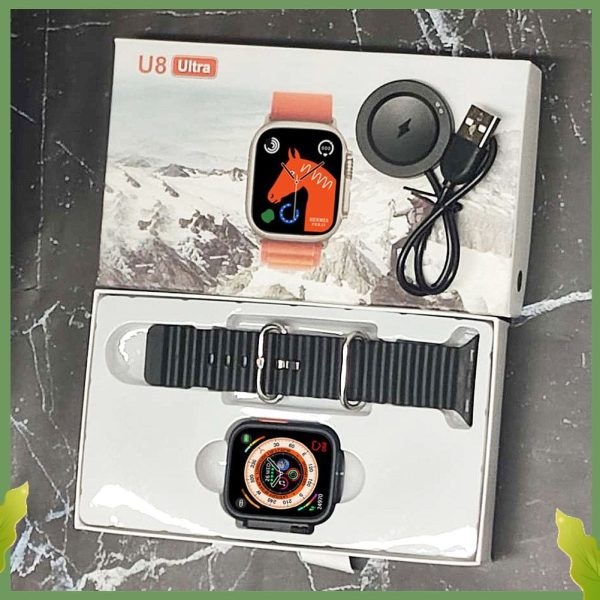 U8 Ultra Smart Watch with Bluetooth and Fitness Tracking