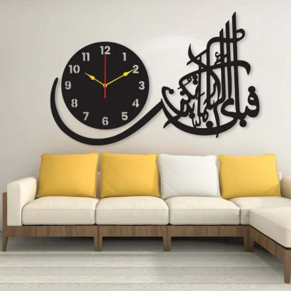 3D Wooden Wall Clock for Modern Home Decor