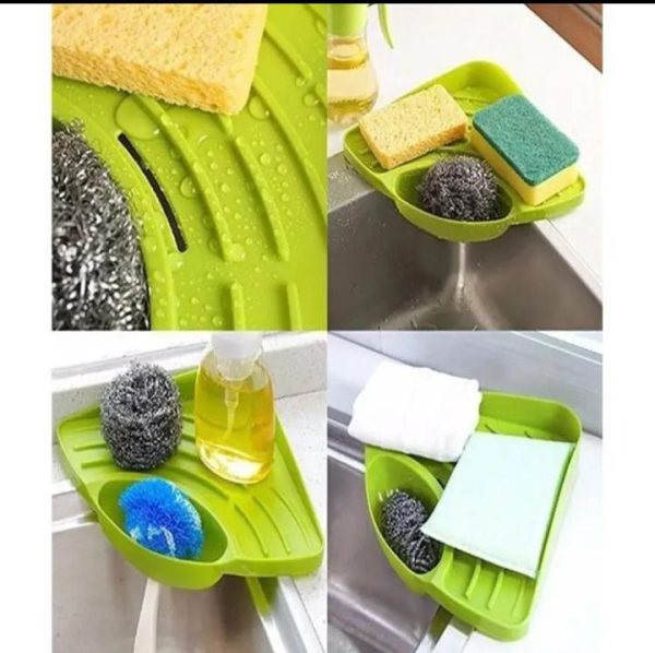 Triangular Sink Drain Rack for kitchen and bathroom
