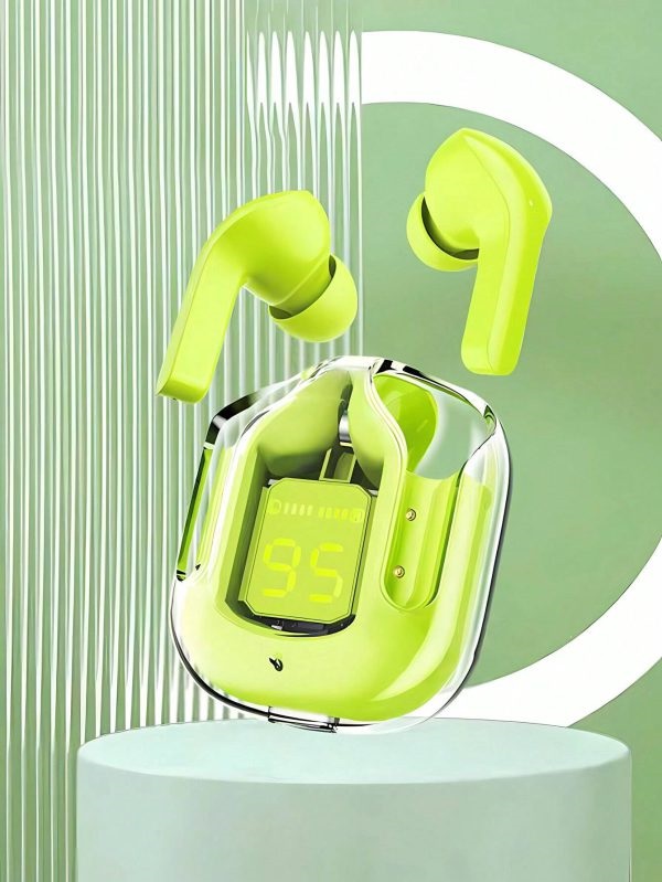 Air31 Wireless Earbuds Transparent Body with Pouch