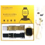 C9 Ultra Max Gold Smartwatch for Men with 2.1 Inch Display