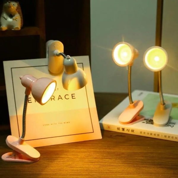 Mini Book Light with Clip – Portable LED Reading Lamp for Travel and Night Use