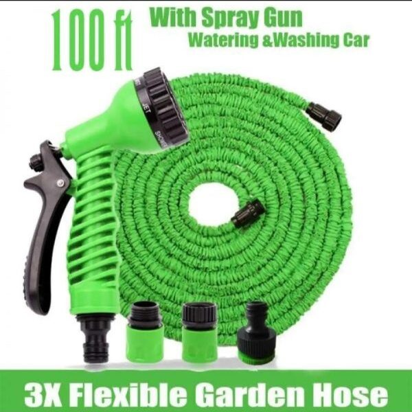 Magic Hose Pipe 100 Ft Flexible Expandable Garden Water Pipe