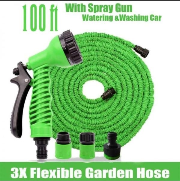 Magic Hose Pipe 100 Ft Flexible Expandable Garden Water Pipe
